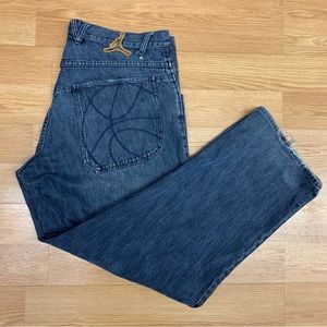 Vintage 2005 Air Jordan 20th Anniversary Jeans Y2K Wide Leg Baggy Men's 40x34
